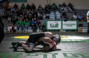 UCA wrestler Brennan Worrell vs Union Academy Feb 2025
