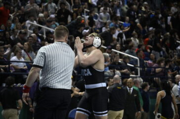 UCA wrestler Michael Shropshire Feb2025