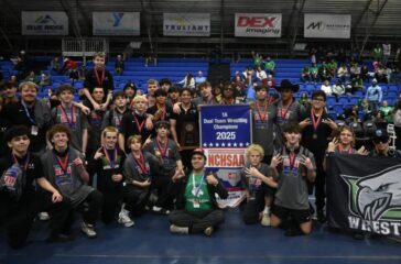 UCA Eagles wrestlers pounce on Mount Airy for dual team state title