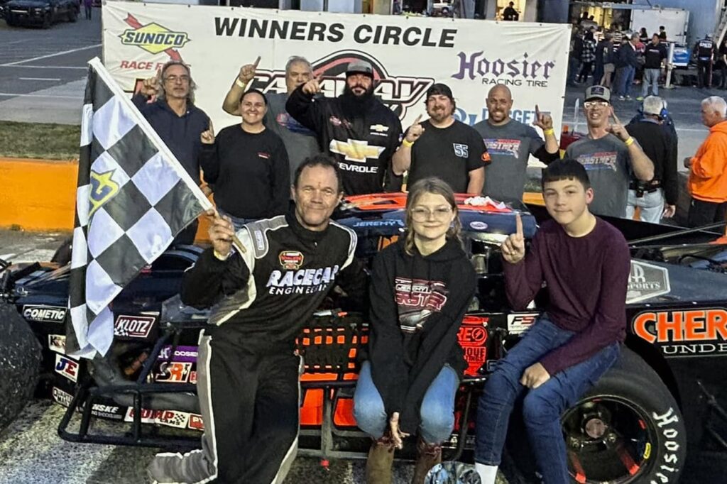 Gerstner roars in March Modness at Caraway Speedway