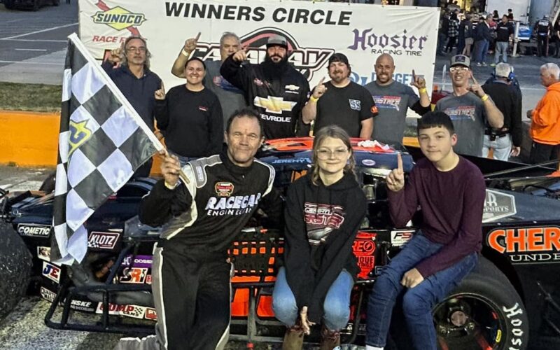 Gerstner roars in March Modness at Caraway Speedway