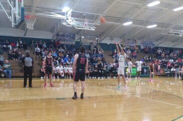ER boys basketball Brower free throw v South Stanly