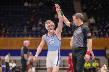 UNC wrestler Ethan Oakley 2025ACC tournament
