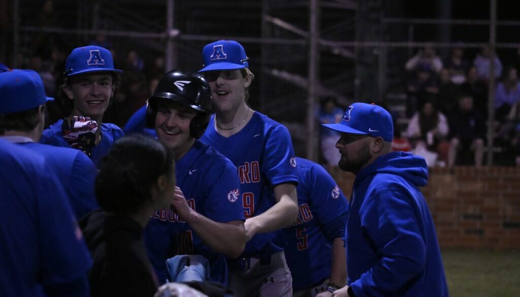 Asheboro baseball happy moment2025