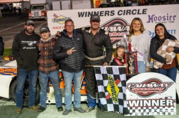 Caraway Speedway Dylan Ward and crew April2025