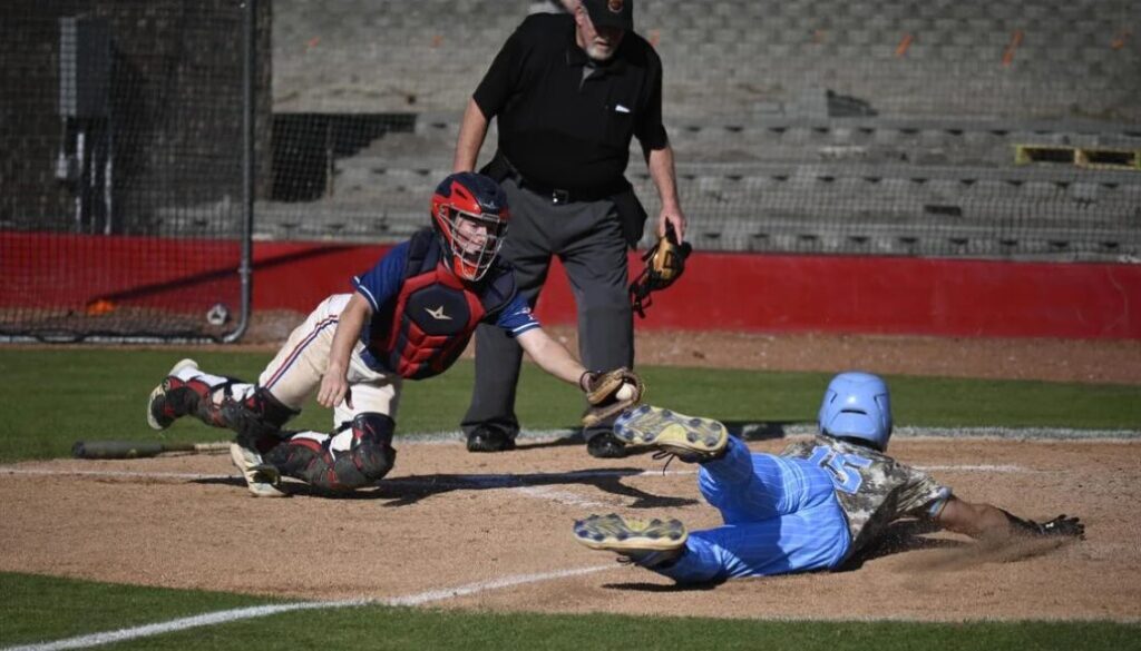 Trinity baseball Beane v Wilmington Christian April2025