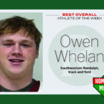ATHLETE OF THE WEEK: Owen Whelan
