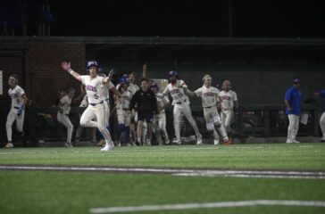 Randleman baseball Jackson Hill heads home v Trinity May2025 playoffs