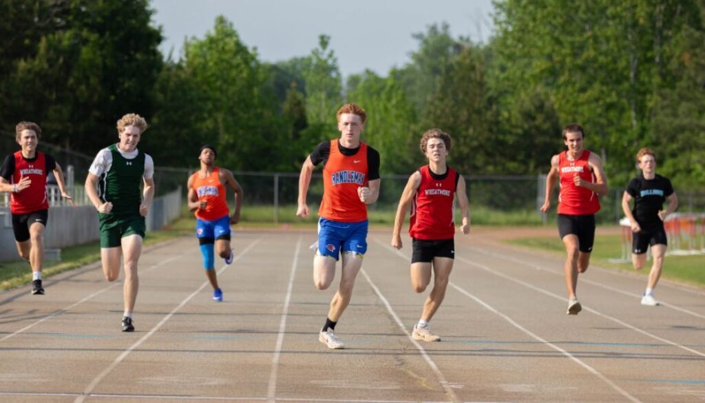 Randleman track Chase Farlow PAC meet 2025