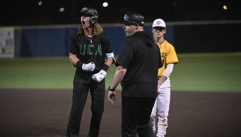 UCA baseball Jaxon Mabe and Game 1 of 2025 state finals