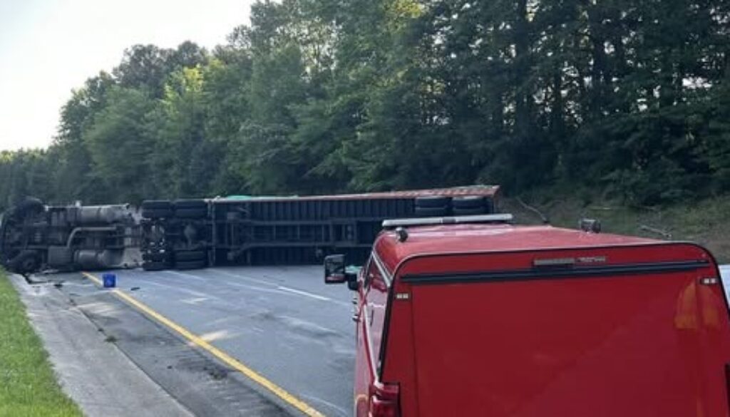 Asheboro interstate wreck from June 3 2025 photo
