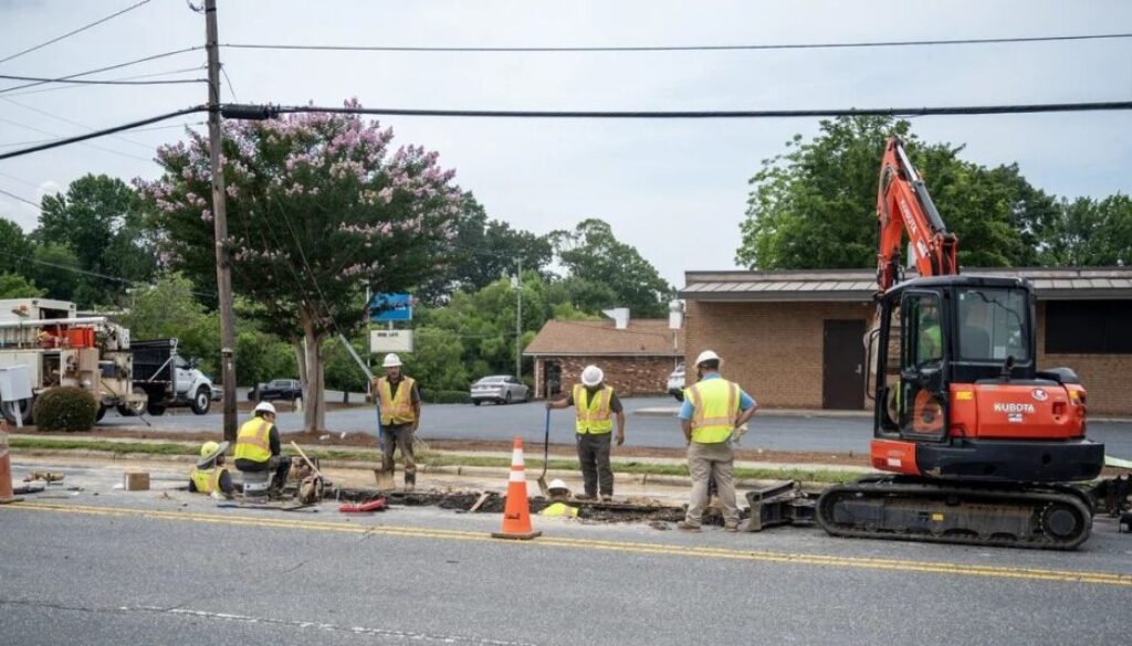 Asheboro water main break June 12 2025