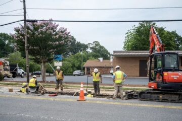 Water main break causes lane closures in Asheboro