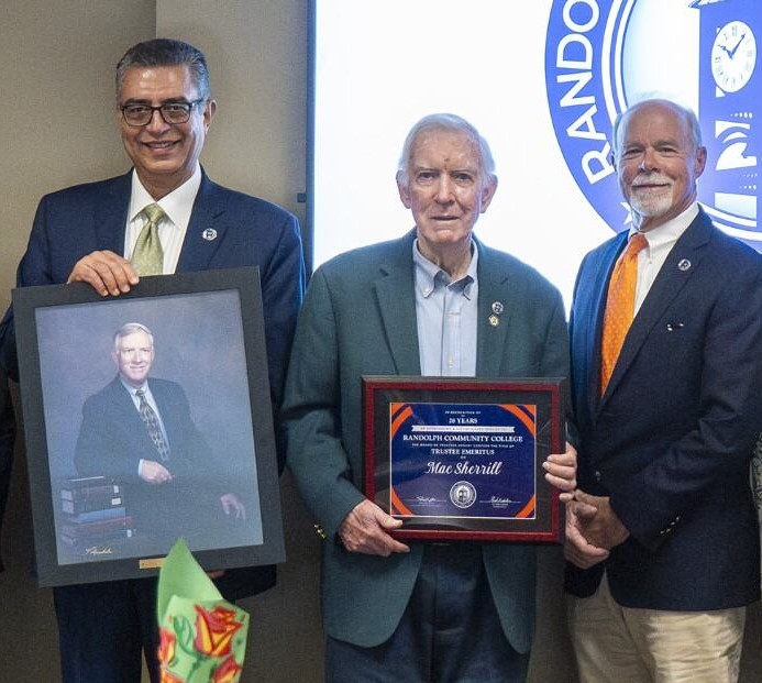 RCC honors former board chair Sherrill