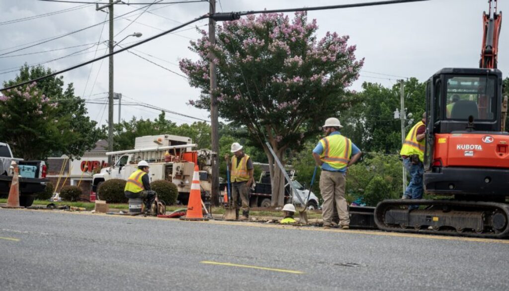 Asheboro water main break for print June2025
