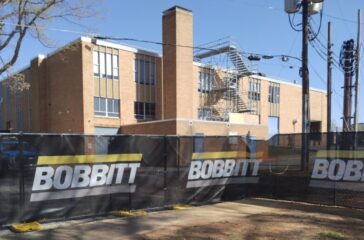 Middle school construction in Asheboro spring2025