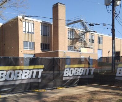Middle school construction in Asheboro spring2025