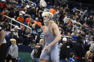 Randleman wrestler Braxton Walker 2025 state finals standing
