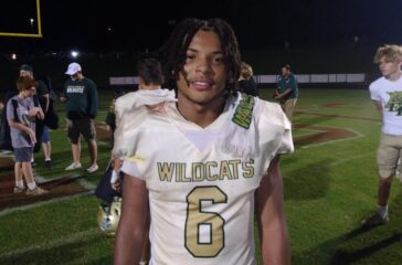 ER football Kobe Walker Aug2025 at SAlamance