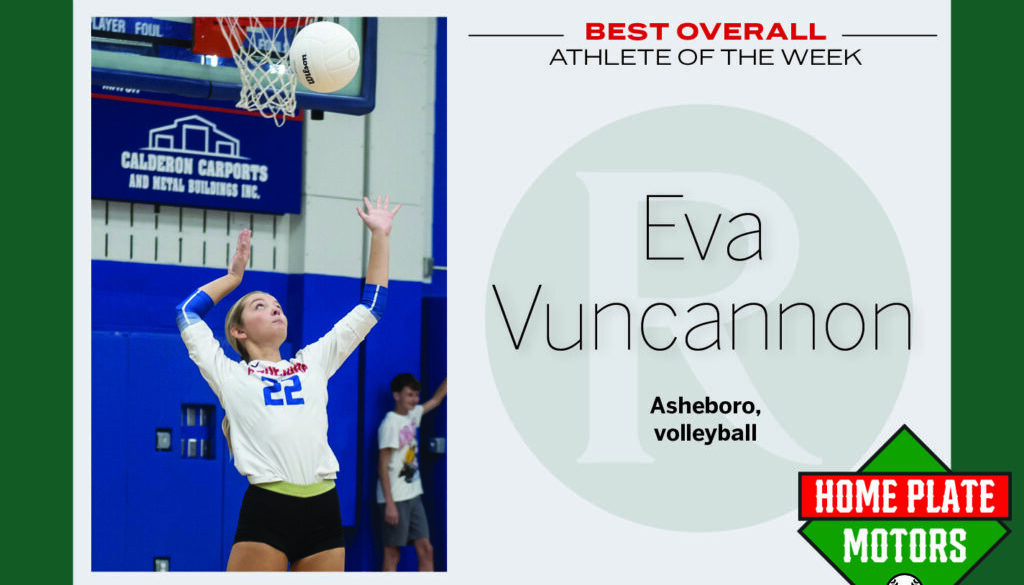 AOTW graphic Eva V of Asheboro