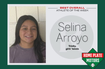 AOTW graphic Selina Arroyo of Trinity