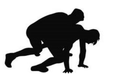 wrestling stock image