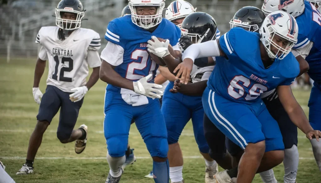 Asheboro football DJ Scott v HPC Aug2025