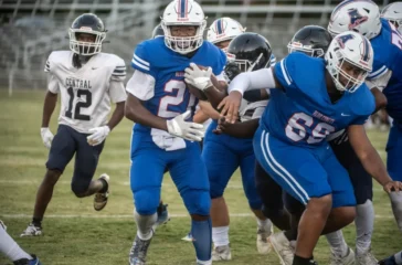 Asheboro football DJ Scott v HPC Aug2025