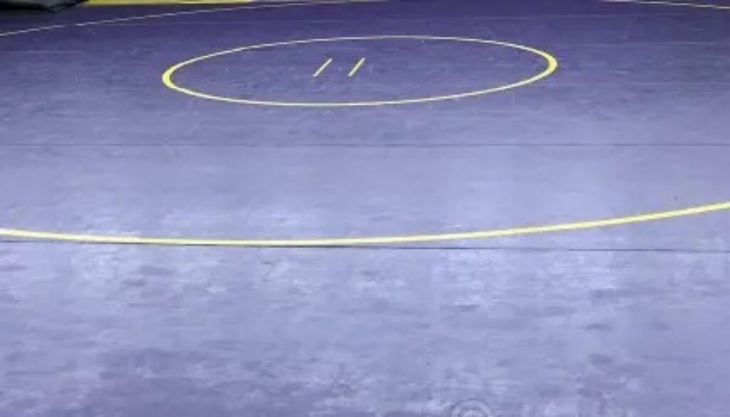 wrestling mats for stock image