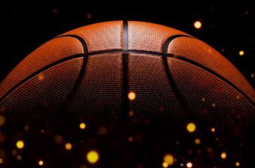 Basketball logo for camp scholarship