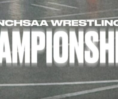 NCHSAA wrestling championships logo for WEB