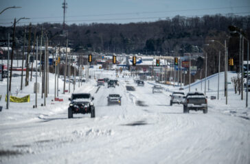 Snowy roads in Randolph County 2026