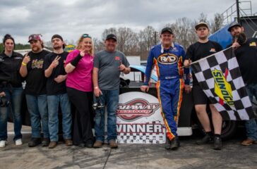 Caraway driver AJ Sanders and crew March2026